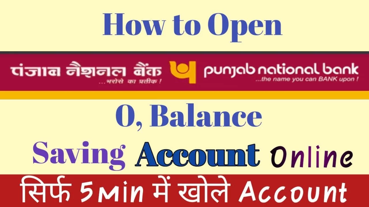 Online Open Saving Account Zero Balance