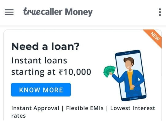 Truecaller personal loan