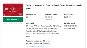 How to Apply Bank of America Customized Cash Rewards Credit Review reddit : Key Features and Benefits,Interest Rates,
