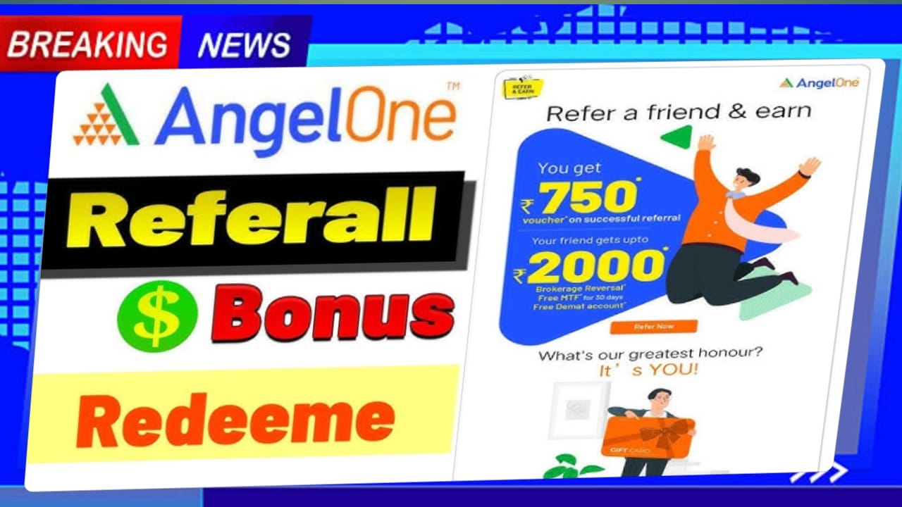 Angel One Free Demat Account Refer & Earn